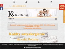 Tablet Screenshot of kamkryst.pl